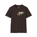 E Money Logo Graphic T‑Shirt — Metallic Gold & Silver Streetwear Tee