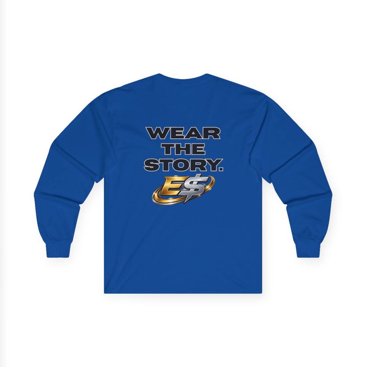 E Money Logo - Wear The Story - Unisex Ultra Cotton Long Sleeve Tee