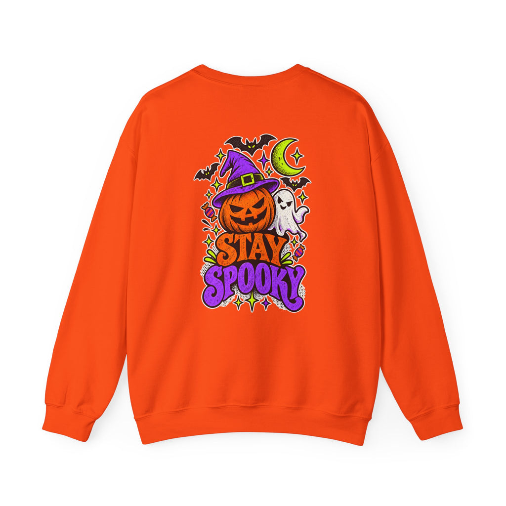Sweatshirt — "Stay Spooky" Halloween Pumpkin Crewneck