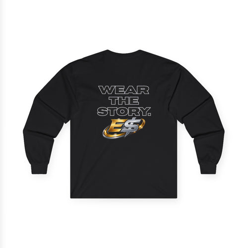 E Money Logo - Wear The Story - Unisex Ultra Cotton Long Sleeve Tee