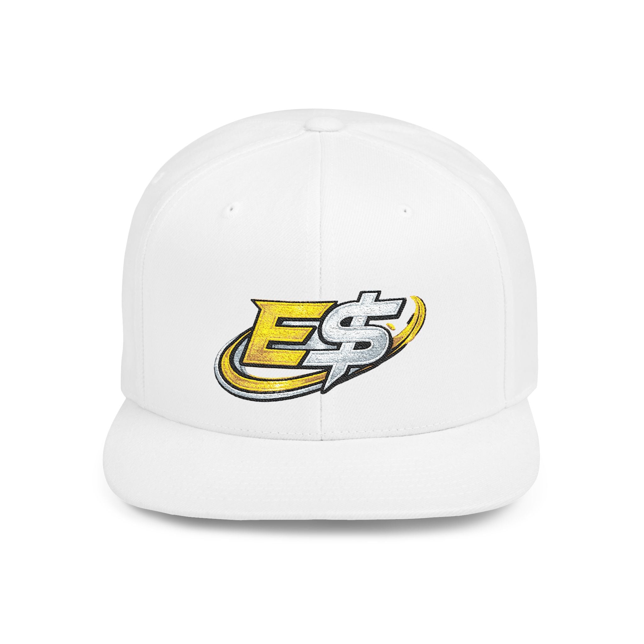 E Money Logo Snapback Hat - Flat Bill