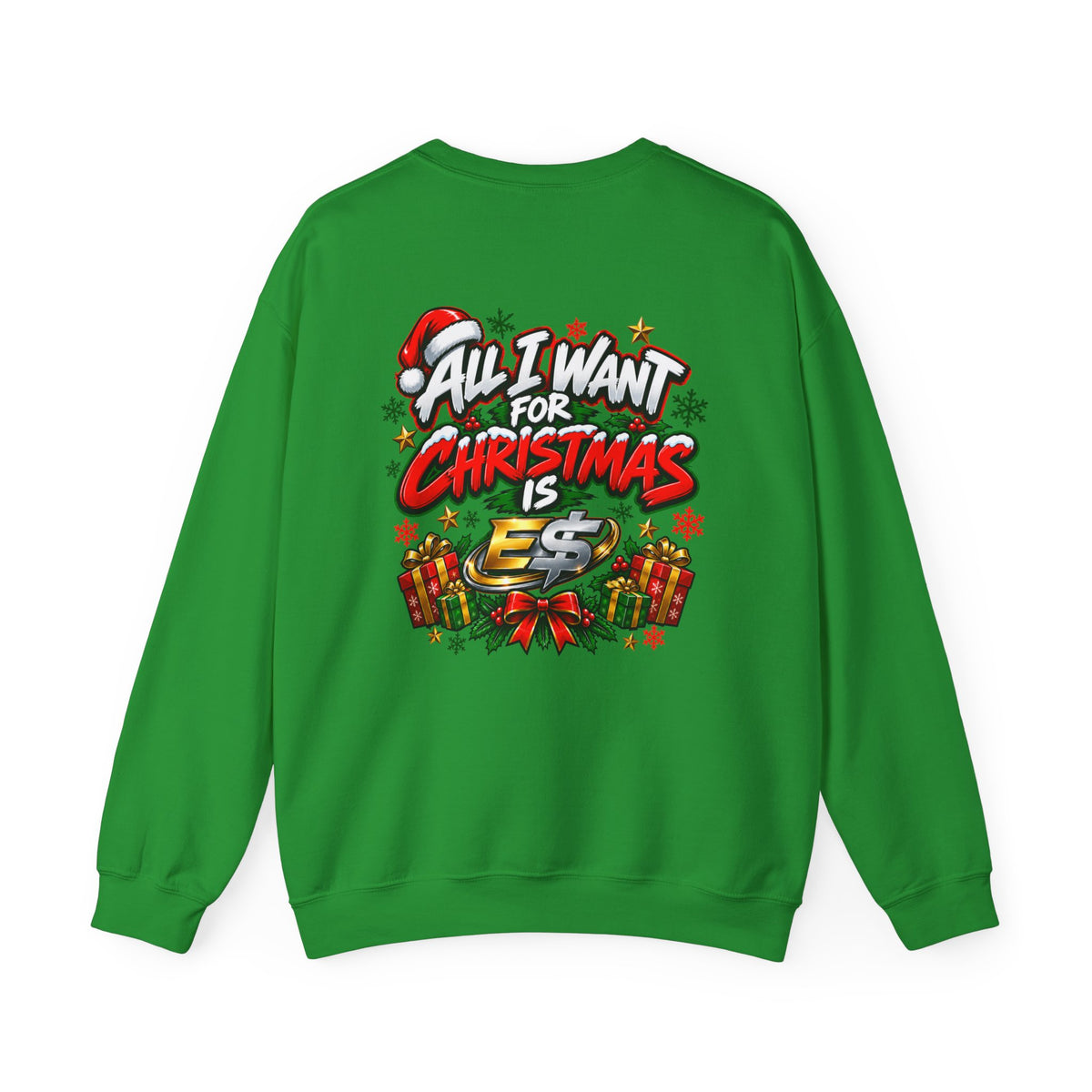 Christmas 'All I Want for Christmas Is E Money' Crewneck Sweatshirt