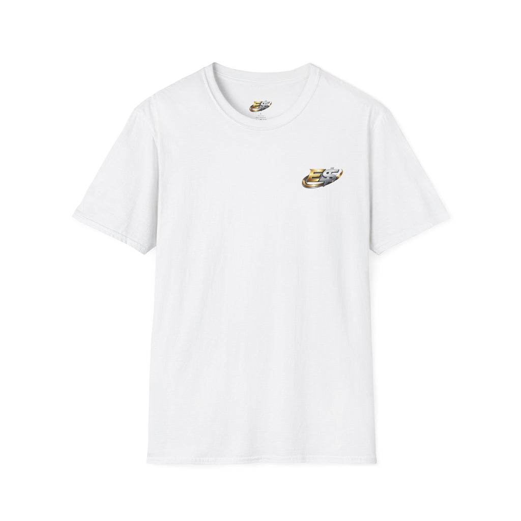 Wear The Story Graphic T-Shirt — Bold Back Logo & Chest Emblem