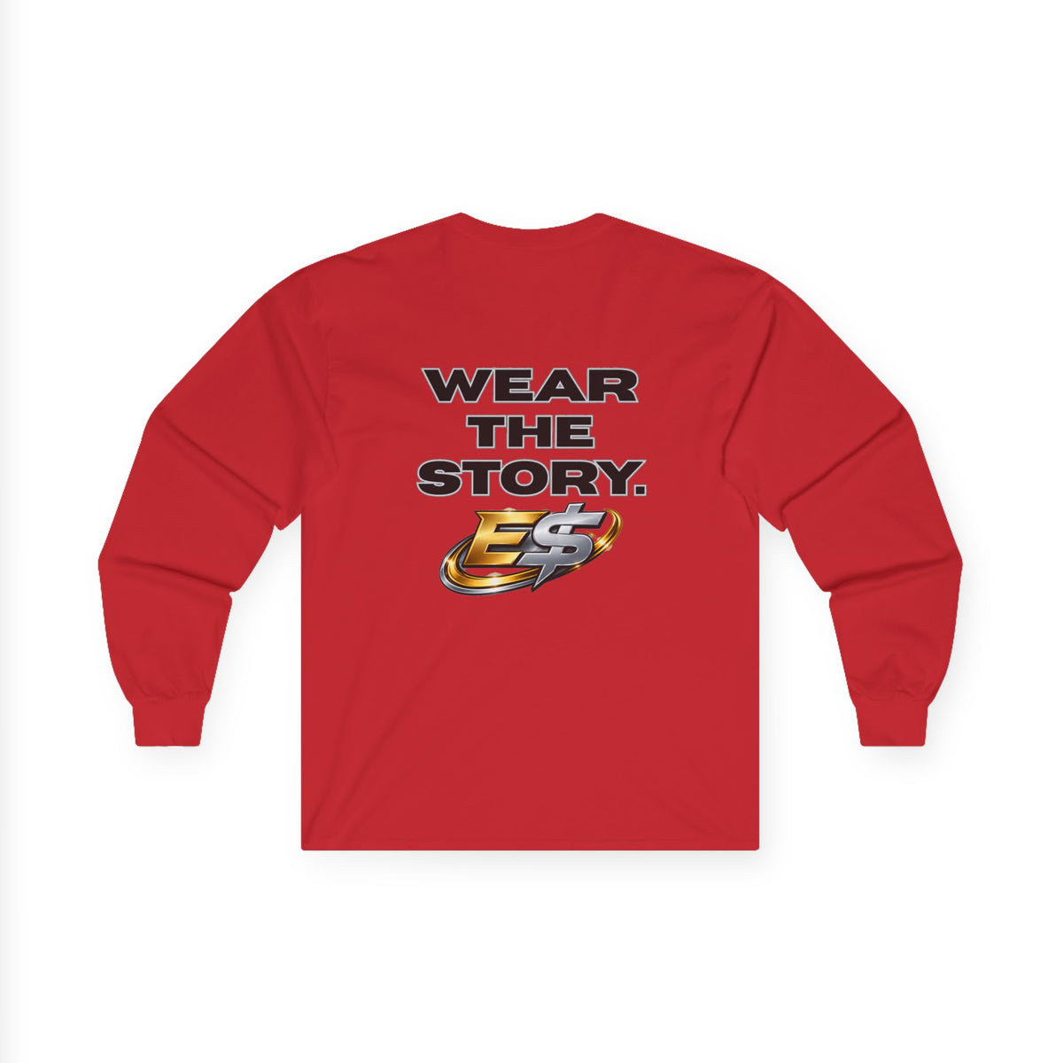 E Money Logo - Wear The Story - Unisex Ultra Cotton Long Sleeve Tee