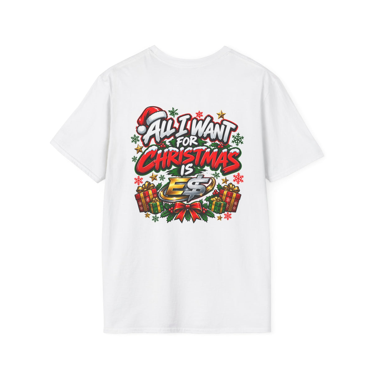 Christmas 'All I Want for Christmas is E Money' Graphic T-Shirt