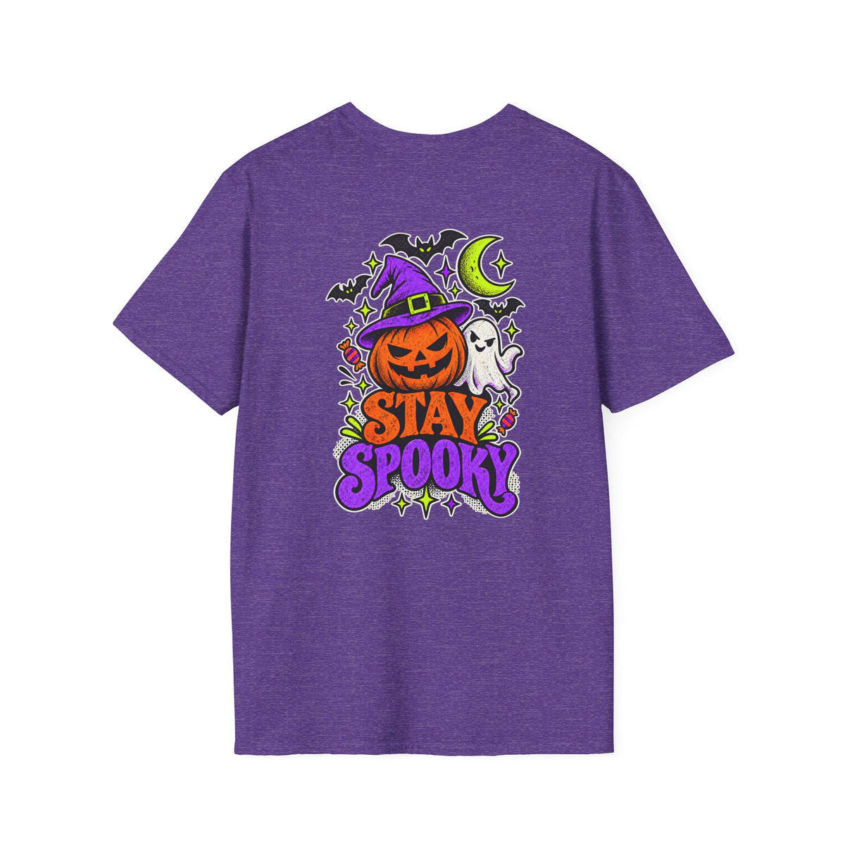 Stay Spooky Halloween T-Shirt — Pumpkin Witch Design