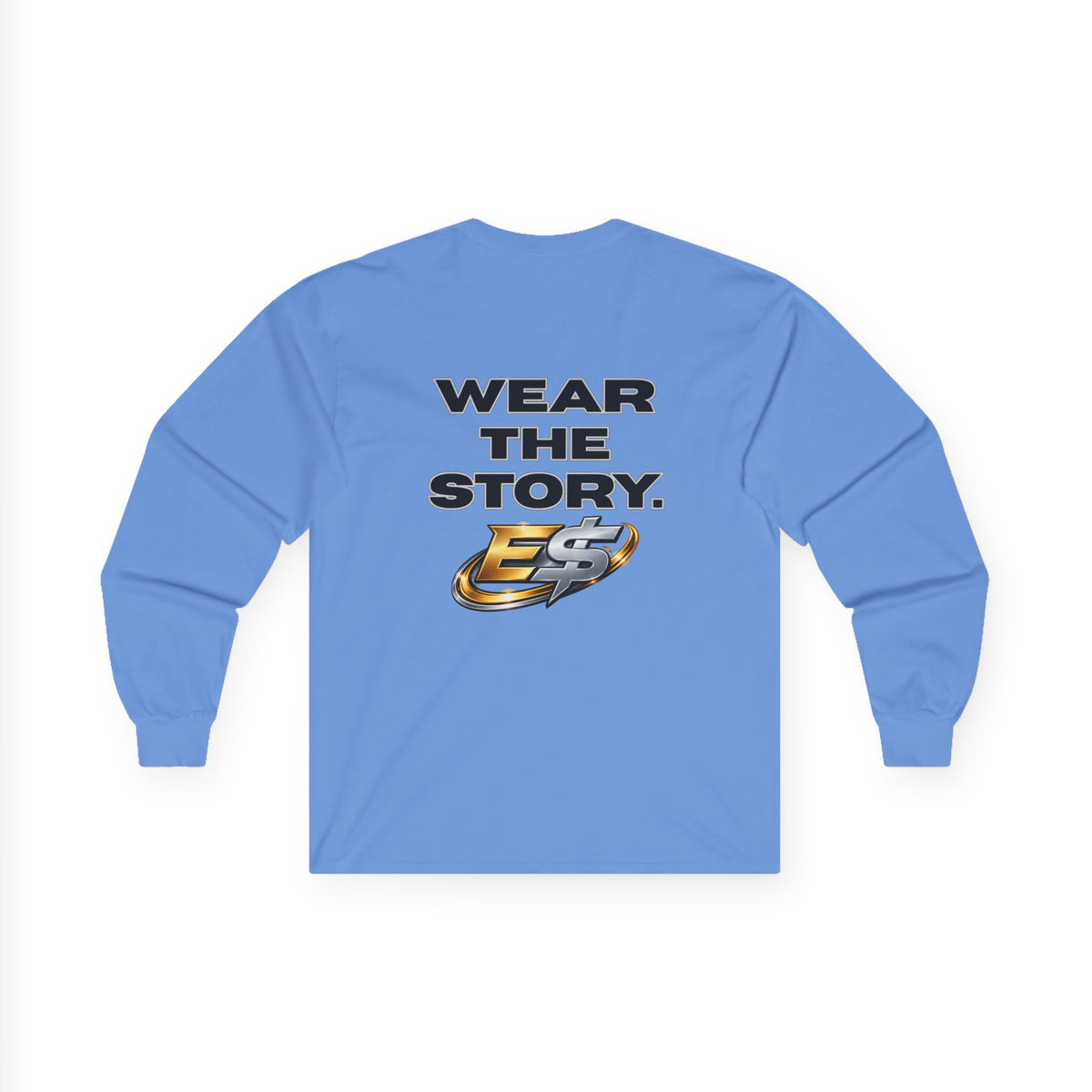 E Money Logo - Wear The Story - Unisex Ultra Cotton Long Sleeve Tee