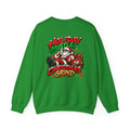 Christmas Grind Crewneck Sweatshirt — Holiday Hustle Santa Graphic