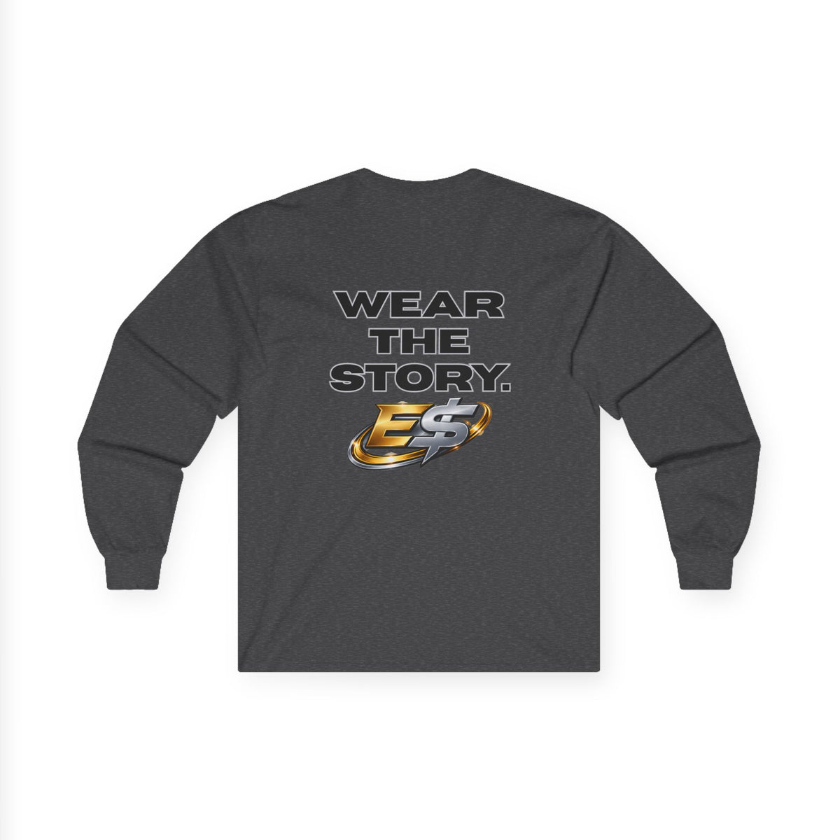 E Money Logo - Wear The Story - Unisex Ultra Cotton Long Sleeve Tee