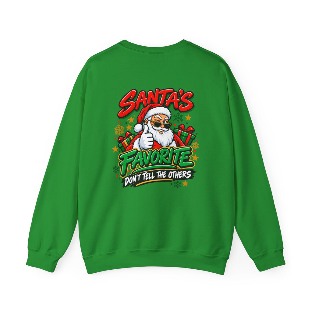 Santa’s Favorite Crewneck Sweatshirt – Don’t Tell the Others Christmas Pullover
