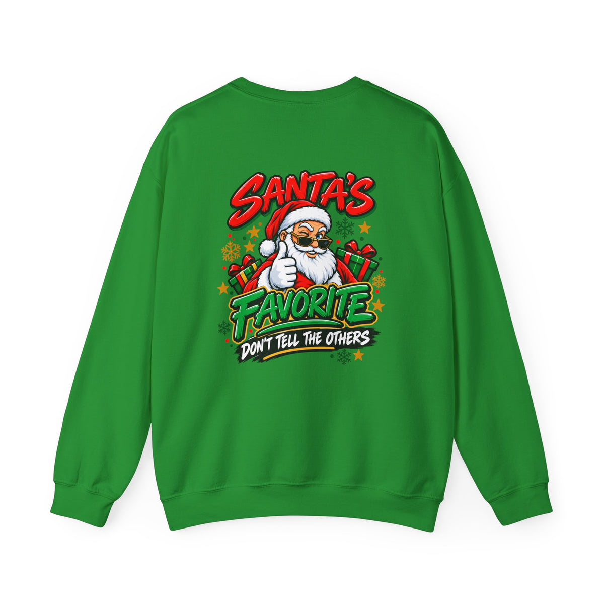 Santa’s Favorite Crewneck Sweatshirt – Don’t Tell the Others Christmas Pullover