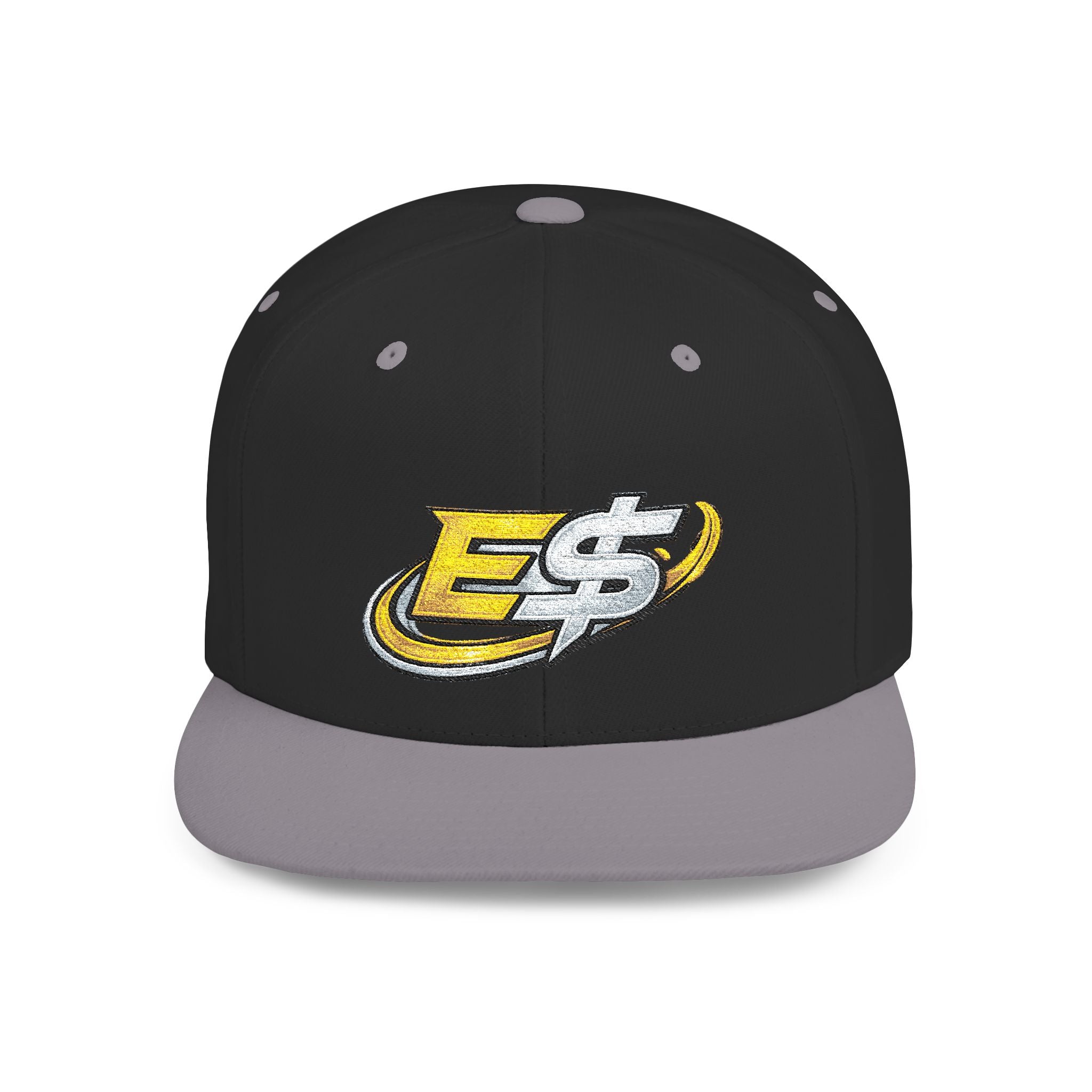 E Money Logo Snapback Hat - Flat Bill