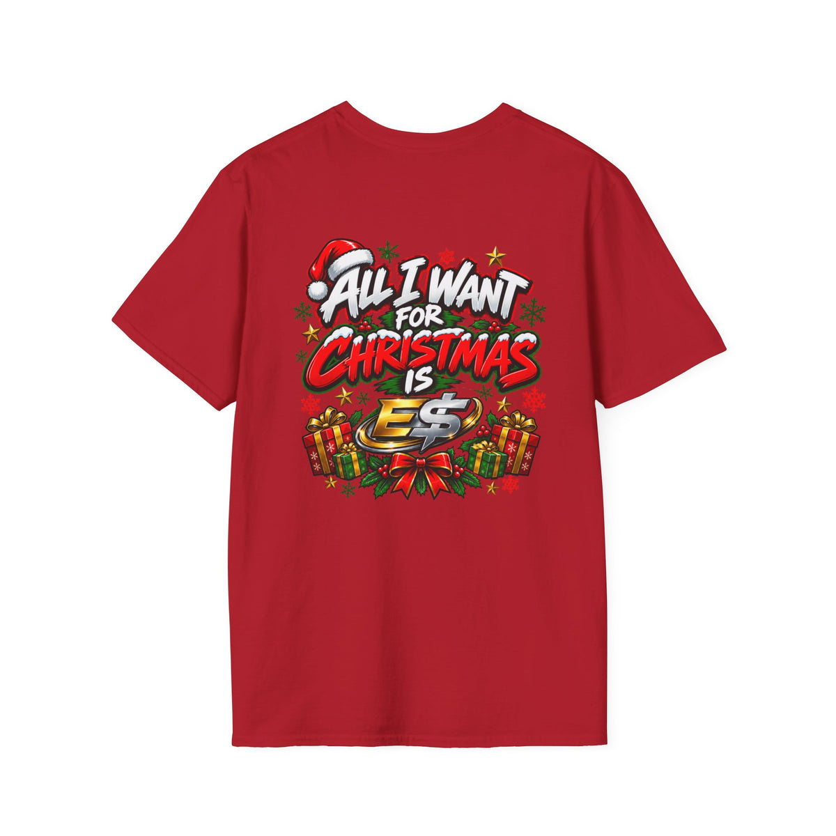 Christmas 'All I Want for Christmas is E Money' Graphic T-Shirt