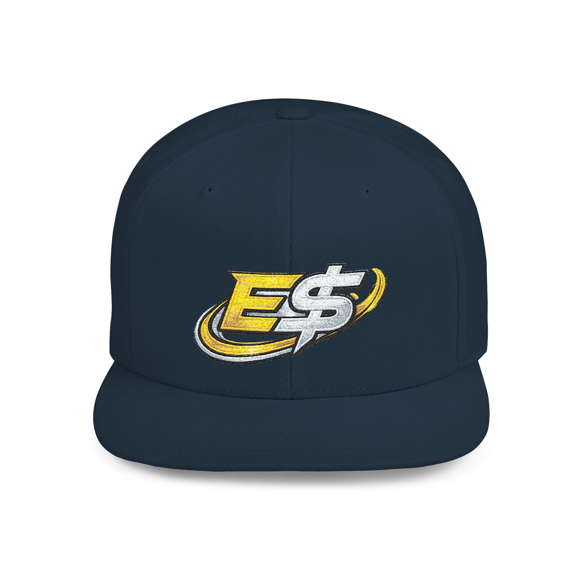 E Money Logo Snapback Hat - Flat Bill