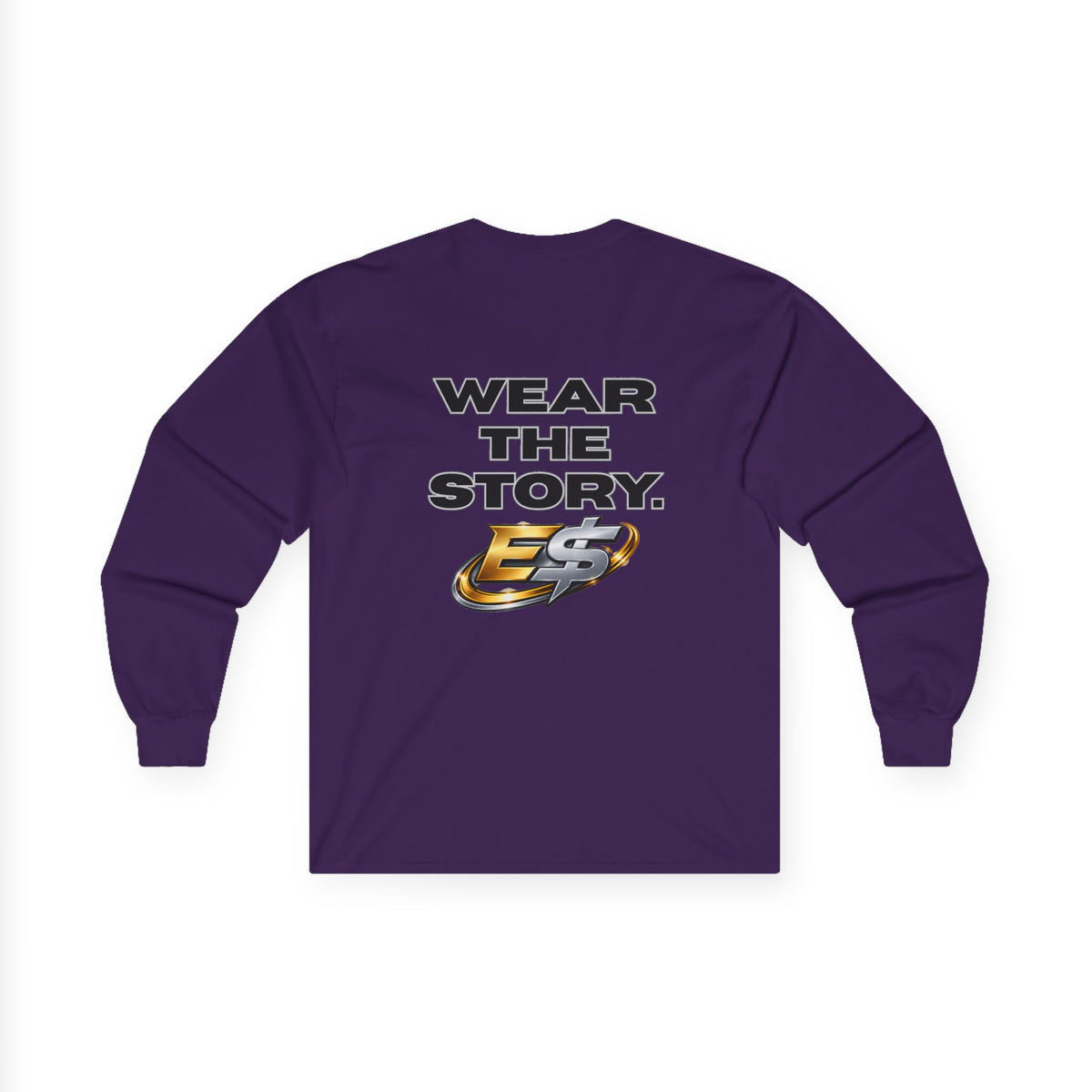 E Money Logo - Wear The Story - Unisex Ultra Cotton Long Sleeve Tee