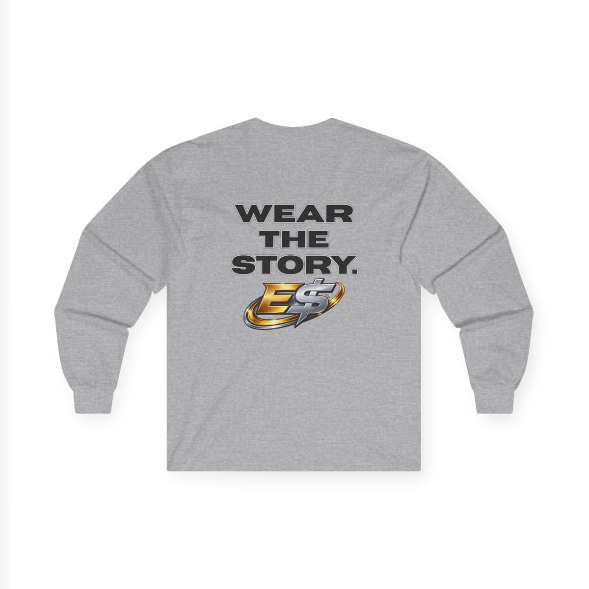 E Money Logo - Wear The Story - Unisex Ultra Cotton Long Sleeve Tee