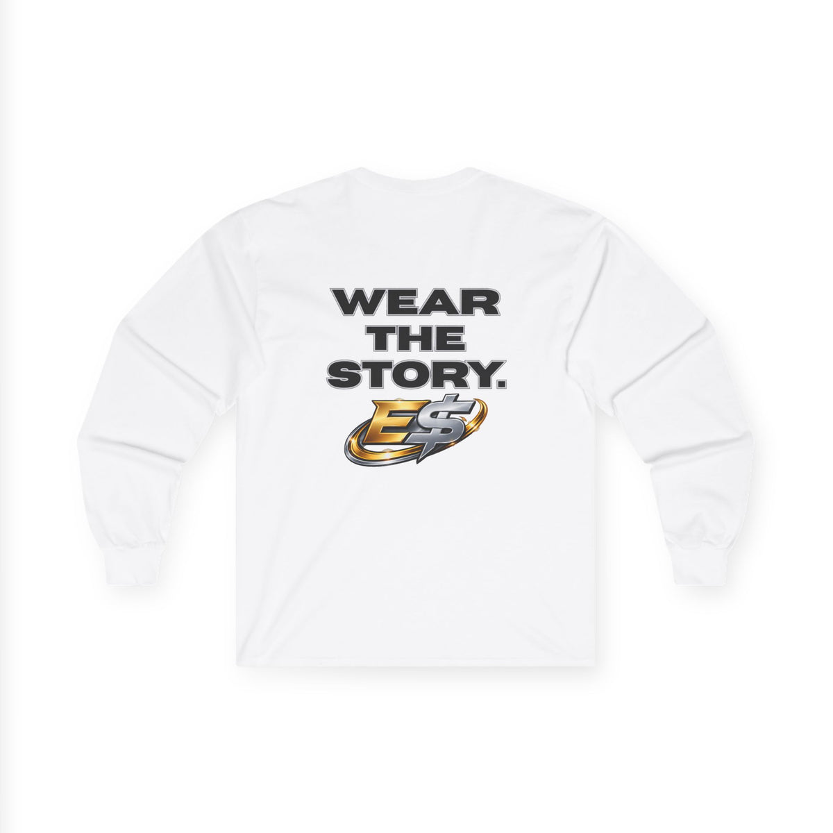 E Money Logo - Wear The Story - Unisex Ultra Cotton Long Sleeve Tee
