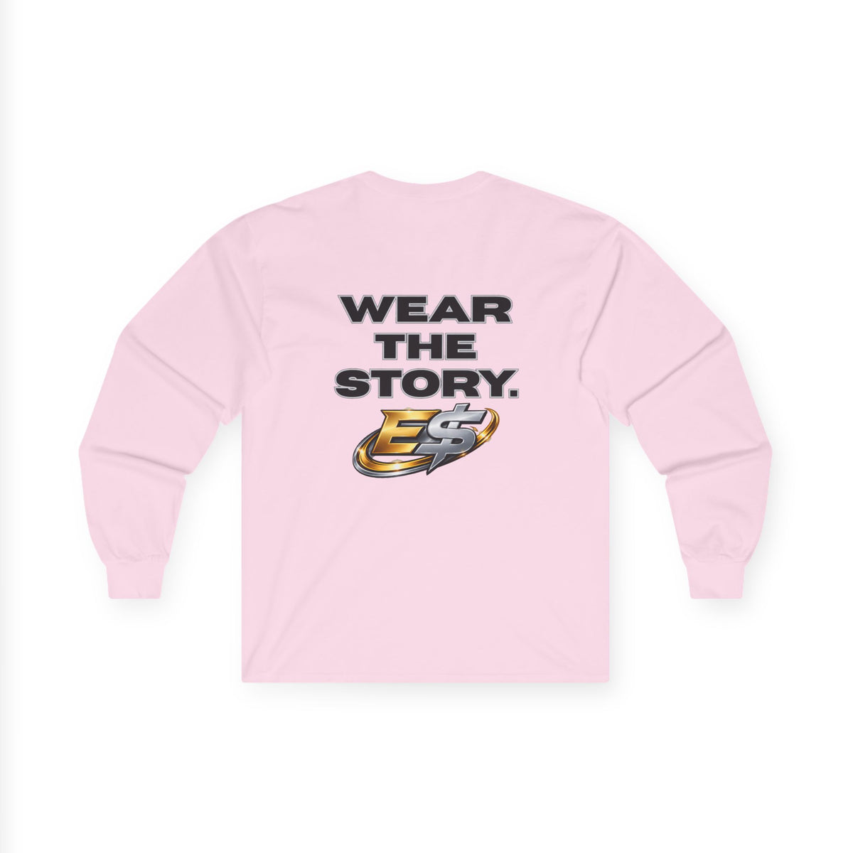 E Money Logo - Wear The Story - Unisex Ultra Cotton Long Sleeve Tee
